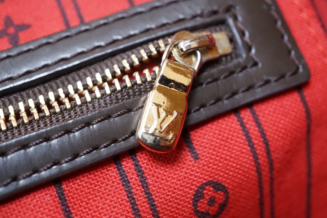 A Louis Vuitton Neverfull small tote bag, with interior pocket, numbered FH0168, 36cm wide